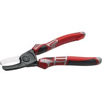ケーブルカッター 最大切断φ25 ソフトグリップスリーブハンドル 全長210mm 042ー69ー210ーSB 1丁（直送品）