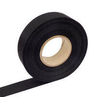 YONEOKA RIBBON サテンリボン(片面) 24mm幅×30m巻 ブラック color-ribbon-s2430-blk 1個（直送品）