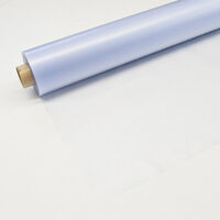 上村産業 防炎制電ビニールシート 梨地クリア 0.3mm厚×1370mm幅 pvc-na-030-1370-70 1枚（直送品）