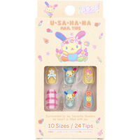 サンタン ウサハナ ネイルチップ 24個入 601-4200 1個（直送品）