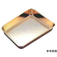 スギコ産業 18ー8 浅型角バット(金メッキ付)12枚取 67-6917-57 1個（直送品）