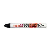 エスコ [黒] 油性クレヨンマーカー(工業用/10本) EA765MV-64BA 1パック（直送品）