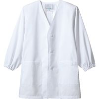 住商モンブラン シングル型給食衣　児童用　長袖　白　PV111-2　3号 1枚（直送品）