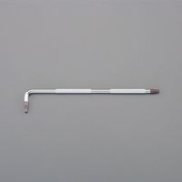 エスコ T6x 80mm [Torx]キーレンチ(ローレット仕様) EA573ME-6A 1セット(4本)（直送品）