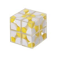 ナリカ クリキューブ 立体反転式結晶構造模型 面心立方格子 M60-2656-02 1個（直送品）