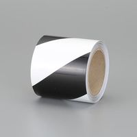 エスコ 50mmx9.1m 蓄光テープ(黒/白) EA983G-52B 1巻（直送品）