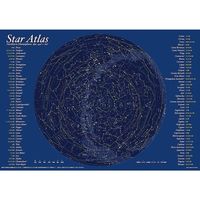 ナリカ 北天夜光大星図ポスター H45-8013 1セット（4枚）（直送品）