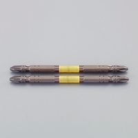 エスコ #2x 65mm 衝撃吸収ビット(高硬度/2本組) EA813AF-121 1セット(15pk:1pk×15パック)（直送品）