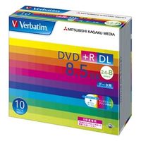 三菱ケミカルメディア DTR85HP V1 DVD+R DL 8.5GB PCデータ用 8倍速対応 ワイド印刷可能
