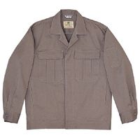 ミドリ安全 作業服 長袖 ジャンパー M2301 5L グレー 3110090109 1点（直送品）