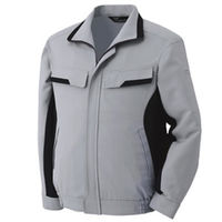 ミドリ安全 作業服 長袖 ブルゾン 帯電防止 VE51 3L シルバー×チャコール 3110120107 1点(1着)（直送品）