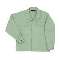 ミドリ安全 作業服 長袖 ジャンパー G406 5L ライトグリーン 3110092009 1点（直送品）