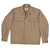 ミドリ安全 作業服 長袖 ジャンパー M5200 LL ベージュ 3110100006 1点（直送品）