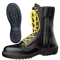 ミドリ安全 JIS規格 安全靴 長編上 ブーツ RT730Fオールハトメ 静電 25.5cm ブラック 1830050010 1足（直送品）
