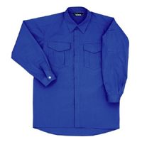 ミドリ安全 作業服 春夏 長袖 シャツ GS2358 LL ロイヤルブルー 3120198906 1点（直送品）