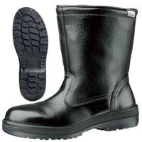 ミドリ安全 JIS規格 安全靴 半長靴 RT940 静電 24.5cm ブラック 1640050008 1足（直送品）