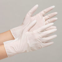 ミドリ安全 天然ゴム手袋 ベルテ610N 粉無し ホワイト S 100枚入 4049168010 1箱(100枚)（直送品）