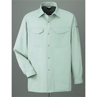コーコス信岡 抗菌防臭・防縮長袖シャツ Aー748 9ーパウダーグリーン LLサイズ A-748-9-LL 1着（直送品）