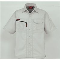 コーコス信岡 半袖シャツ Aー767 3ープラチナシルバー ELサイズ A-767-3-EL 1着（直送品）