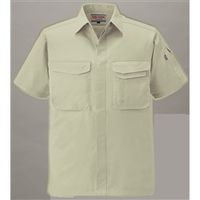 コーコス信岡 製品制電半袖シャツ Jー567 19ーモスグリーン Sサイズ J-567-19-S 1着（直送品）