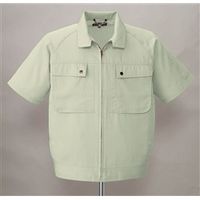 コーコス信岡 エコ半袖ブルゾン Pー6690 8ーシルキーライム 4Lサイズ P-6690-8-4L 1着（直送品）