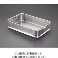 エスコ 610x380x130mm トレー(ステンレス製) EA508SD 1個（直送品）