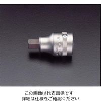 エスコ 1/2”DR/19x60mm [INHEX]ビットソケット EA617ZL-19 1個（直送品）