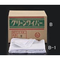 エスコ 400x400mm/5kg ウエス(特選白) EA929B 1箱(5kg)（直送品）