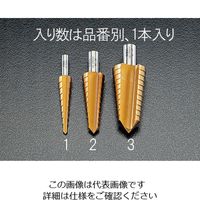 エスコ 20ー30mm ステップドリル(13mm軸・HSS チタンコーティング) EA825GA-3 1本（直送品）