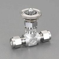 エスコ 8mmx 8mm ミニチュアバルブ(ステンレス製) EA425CB-8 1個（直送品）