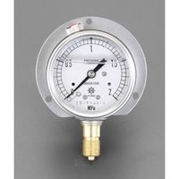 エスコ 100mm/0ー3.0MPa つば付圧力計(グリセリン入) EA729GJ-30 1個（直送品）