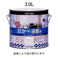 エスコ 3.0L 室内壁・浴室用 水性塗料(ホワイト) EA942EG-21 1缶（直送品）
