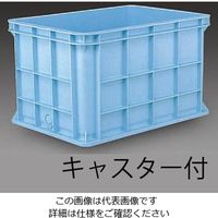 エスコ 1096x793x643mm/416L コンテナ(キャスター付) EA506AG-13 1個（直送品）