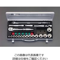 エスコ 1/2”DR ソケットレンチセット EA618R-2 1セット（直送品）