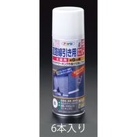 エスコ 400ml 道路線引スプレー(白・9cm幅/6本) EA942CA-5B 1箱(6本)（直送品）