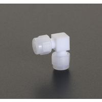 エスコ（esco） 10mm ユニオン（エルボ/フッ素樹脂製） 1個 EA425HG-10（直送品）