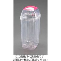 エスコ 60L 透明ダストボックス(一般用) EA995CA-16A 1個（直送品）