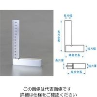 エスコ 300x200mm スクエアー・台付(目盛付) EA719AM-5 1個（直送品）