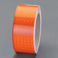 エスコ 50mmx9.1m ハイレベル反射テープ(橙) EA983G-46 1巻（直送品）