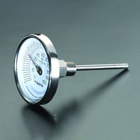 エスコ 0ー100°C/150mm バイメタル式温度計 EA727AB-8 1個（直送品）