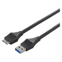 バッファロー ユニバーサルコネクター ケーブル A to microB ブラック 3.0m USB3.0 BSUAMBU330BK 1台（直送品）