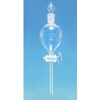 東京硝子器械 F共通球型分液ロート 球栓 500mL 24/40 1個 000-09-55-25（直送品）