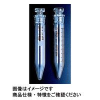 三商 三商印 透明摺合せ遠沈管 1本入 円錐 目盛無 10mL 1本 84-0198（直送品）