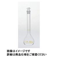 宮原計量器製作所 メスフラスコ 茶 500mL JIS クラスA mfb500 1個 65