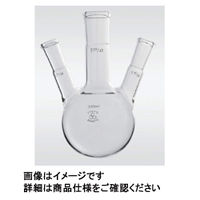 三商 透明摺合せ三ッ口フラスコ 50mL 29/42ー19/38 82-4011 1個（直送品）
