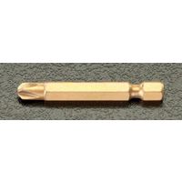 エスコ 1/4”x50mm [TORQーSET]ドライバービット EA611GJ-120 1セット(3本)（直送品）