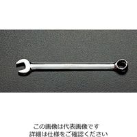 エスコ 22mm 片目片口スパナ(光沢仕上・ロングサイズ) EA614C-22 1セット(4丁:1丁×4本)（直送品）