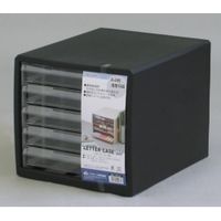 JEJアステージ ASTAGE レターケース M5 黒 010684 1セット(6個:1個×6)（直送品）