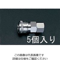 エスコ Rc 1/2” 雌ねじカップリング(5個) EA140DJ-4 1セット(10個:5個×2袋)（直送品）