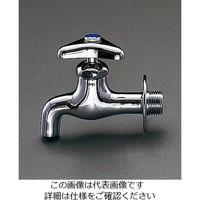 エスコ PJ 1/2” 横水栓 EA468B-4 1セット(2個)（直送品）